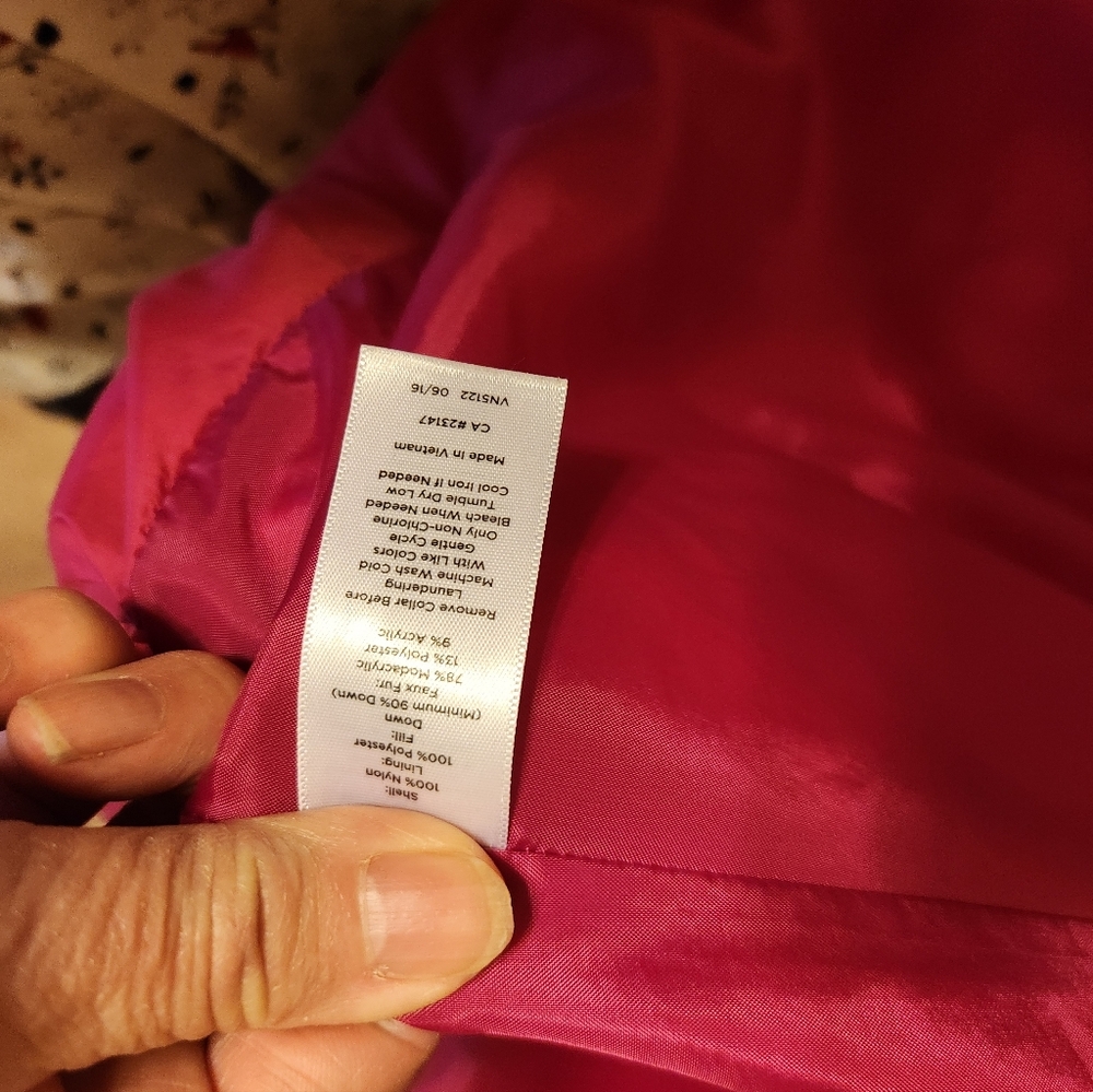 Talbots Women's Pink Quilted Jacket Size 1X Like New - Picture 7 of 7
